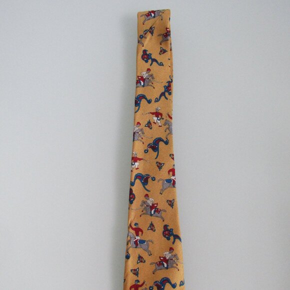 Salvatore Ferragamo Men's Silk Tie - Picture 3 of 6